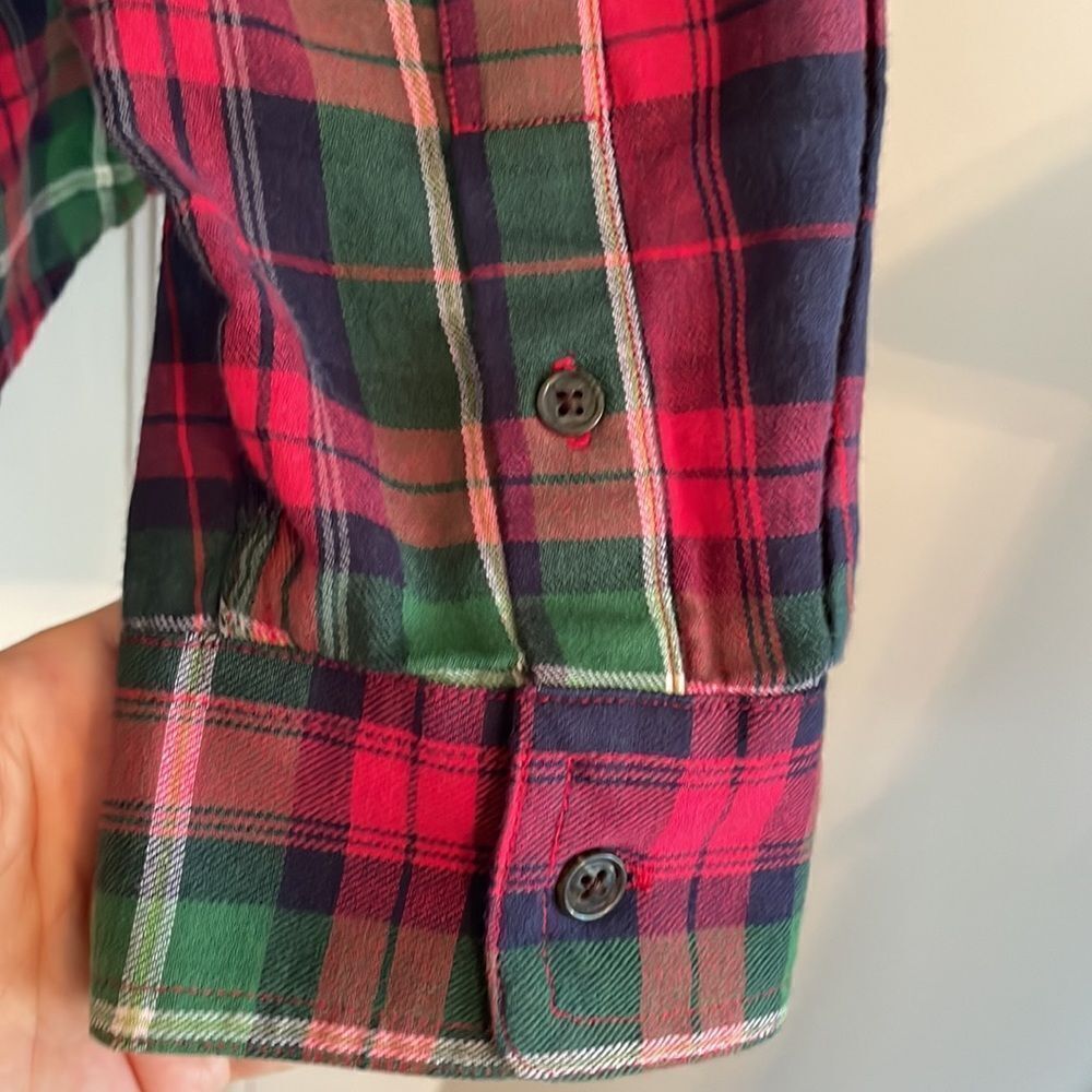 Chaps Denim plaid cotton shirt - Picture 7 of 9